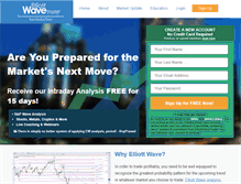 Tablet Screenshot of elliottwavetrader.net